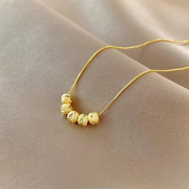 Inlaid Zircon Stainless Steel Combination Necklace - Viexta