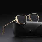 Retro Fat Edge Square Trendy Sunglasses - Viexta