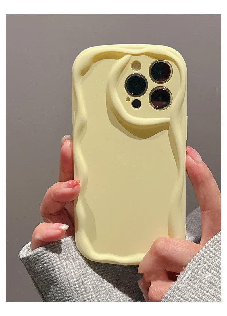 Solid Macaron Liquid Silicone Phone Case - Viexta