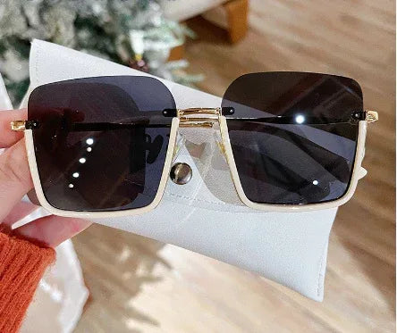 trendy-square-large-frame-sunglasses-with-uv-protection - Viexta