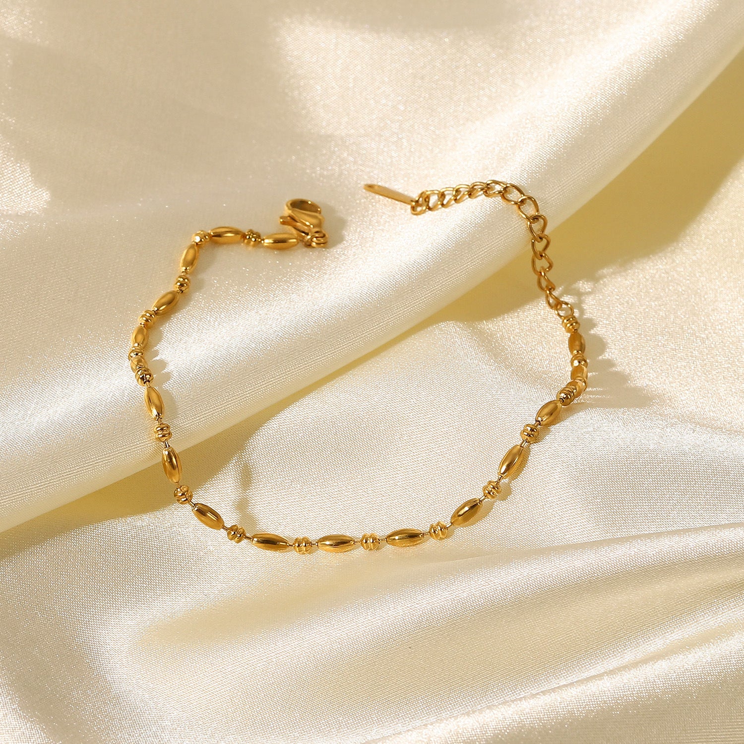 Women's 18K Gold Oval Bracelet