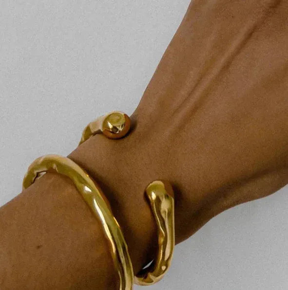 Niche Design Ornament Open-ended Bracelet - Viexta