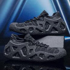 Men's Solid Color Casual Platform Sneakers - Viexta