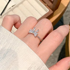 Bowknot Open Ring - Viexta