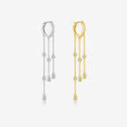 Sterling Silver Tassel Earrings