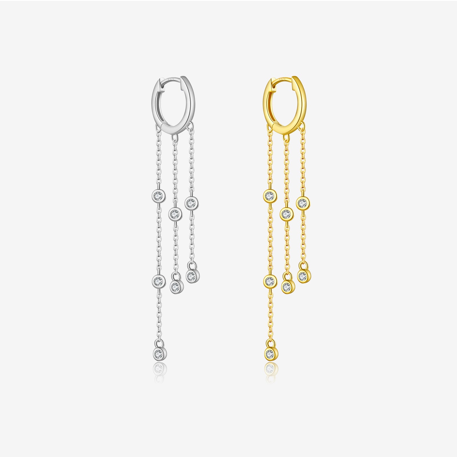 Sterling Silver Tassel Earrings
