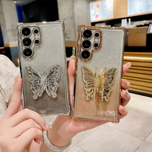 Anti Drop Butterfly Stand iPhone Case