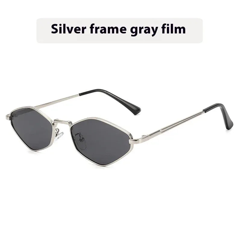 Cat Eye Metal Sunglasses - Viexta