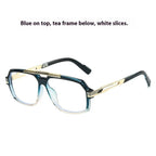 Metal Mirror Sun-resistant Sunglasses - Viexta