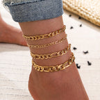 5-pcs-women-crystal-key-anklets