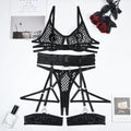 womens-metal-lingerie-with-chest-ring-suit - Viexta