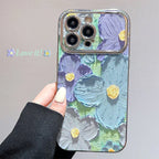 Electroplated Flower iPhone Case Protector - Viexta