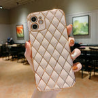 electroplated-diamond-pattern-iphone-case - Viexta