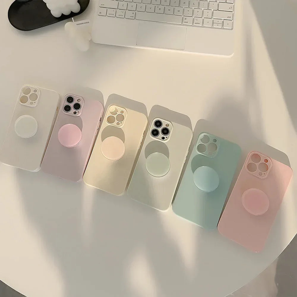 solid-color-bracket-iphone-case - Viexta