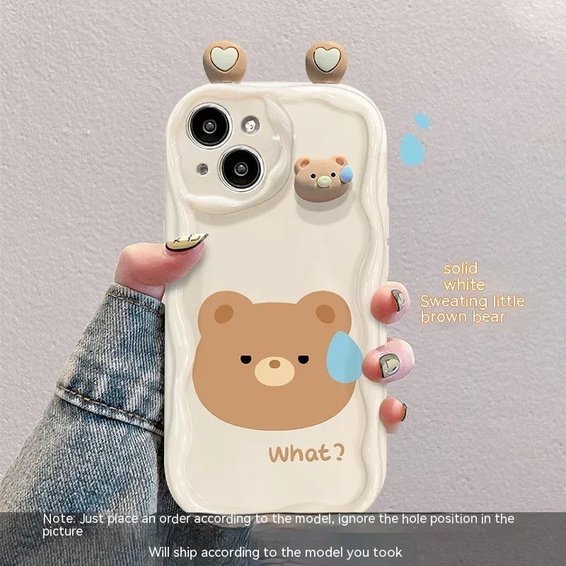 Funny Three-dimensional Frog Silicone iPhone Case - Viexta