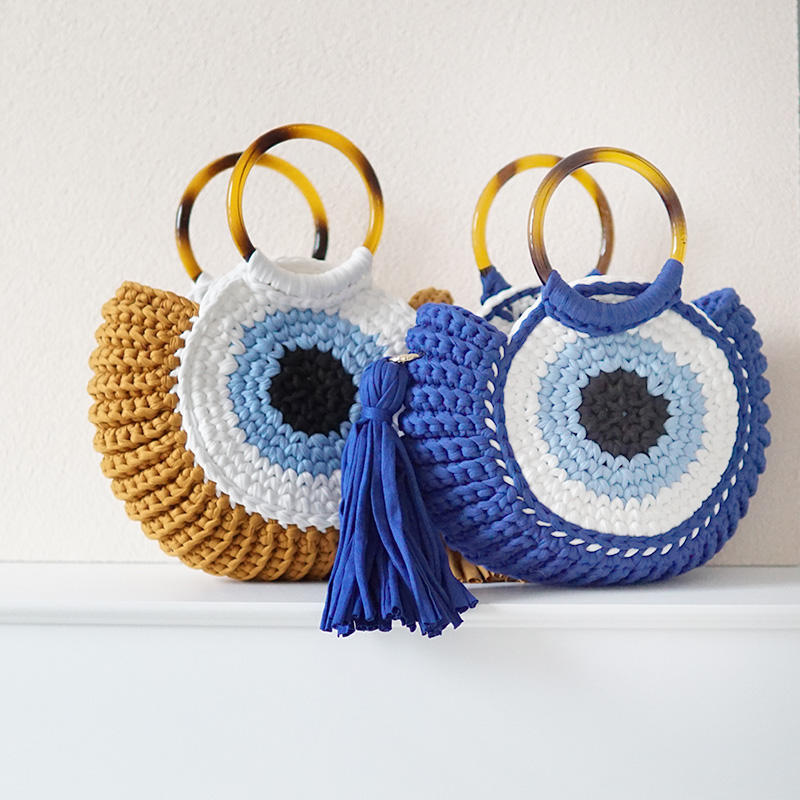 Evil-eye Woven Bag
