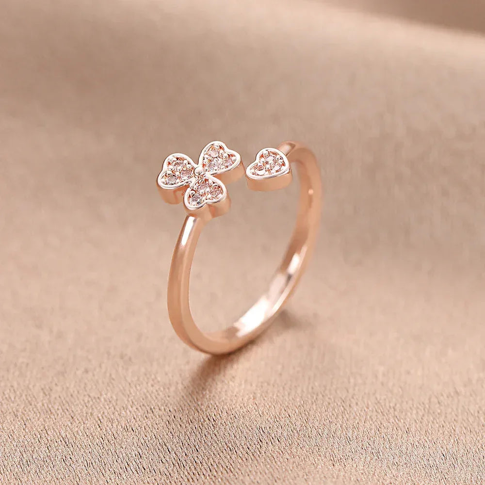 Double Layer Zircon Ring - Viexta