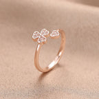 Double Layer Zircon Ring - Viexta