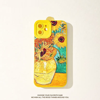 Sunflower Silicone iPhone Case