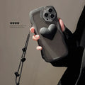 three-dimensional-wave-dark-love-iphone-case - Viexta