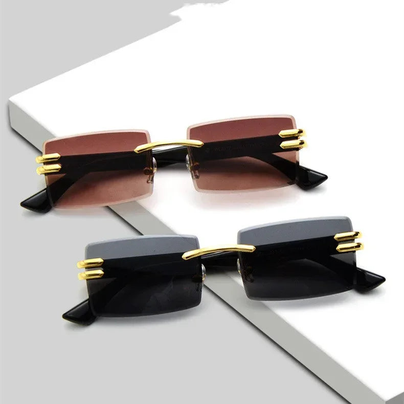 Square Fashion Sunglasses With UV Protection - Viexta