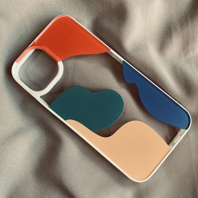 Color Block Geometry Phone Cases for IPHONE - Viexta