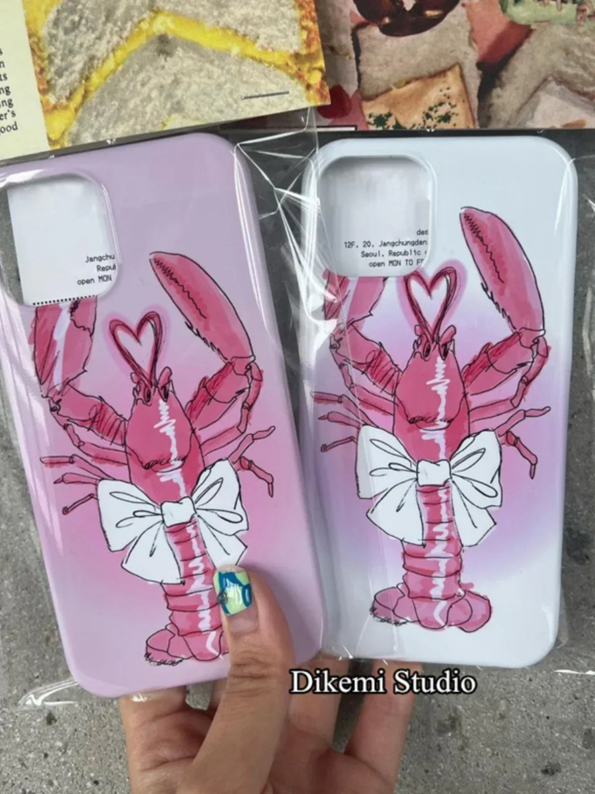Niche Lobster Film iPhone Case - Viexta