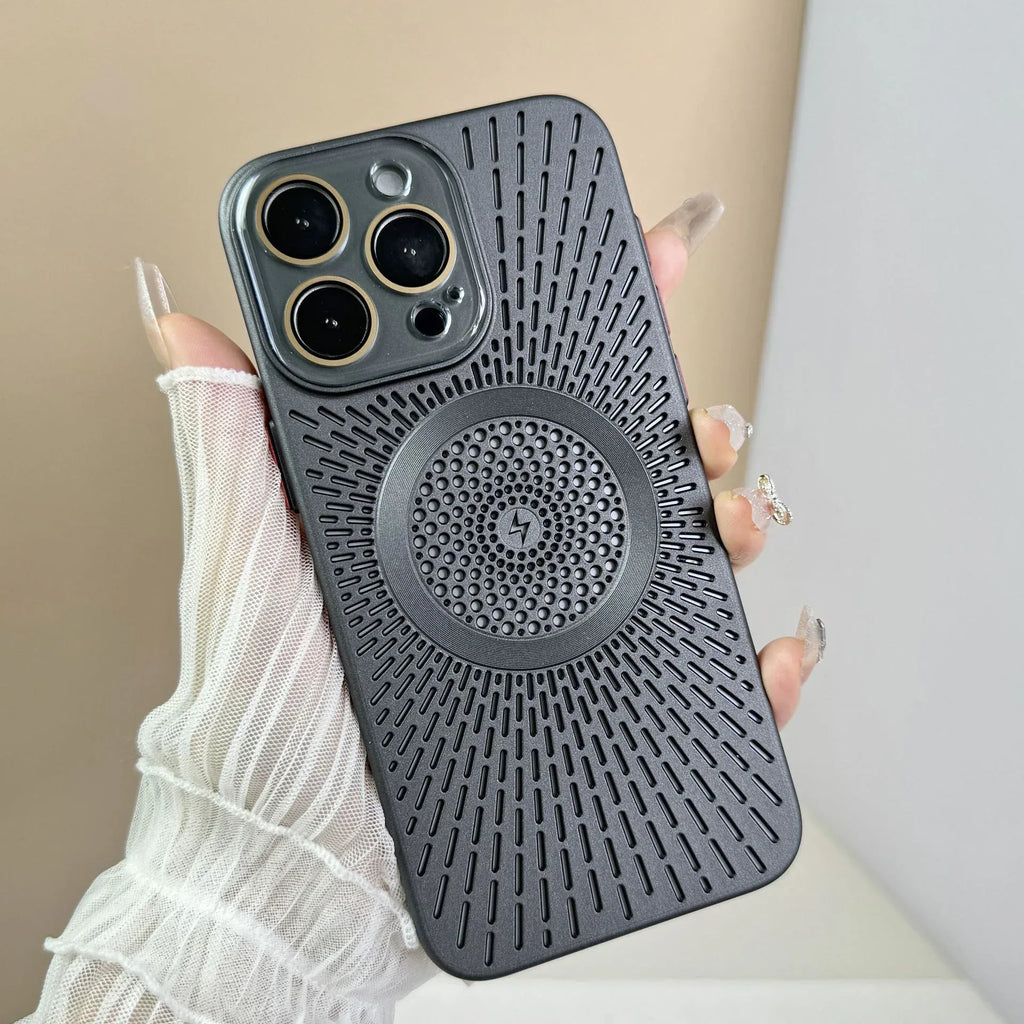 Heat Dissipation Network Shell Magnetic iPhone Case - Viexta