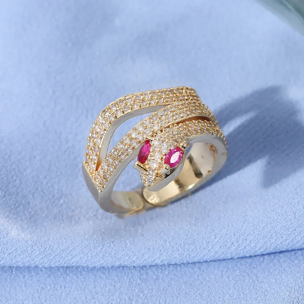 american-diamond-cobra-ring - Viexta