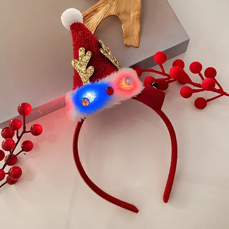 Christmas With Light Headband Snowflake - Viexta