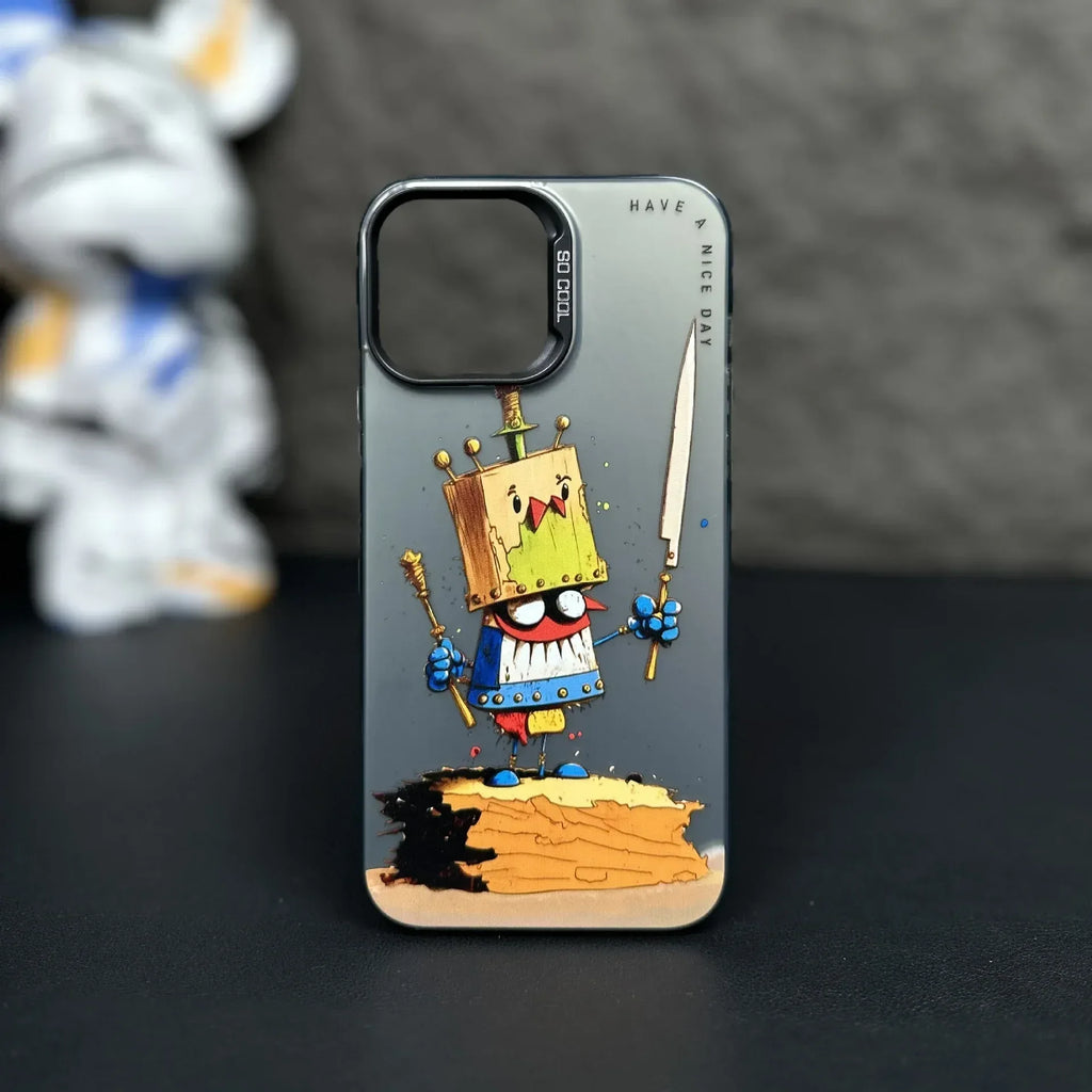 2d Cartoon iPhone Case - Viexta