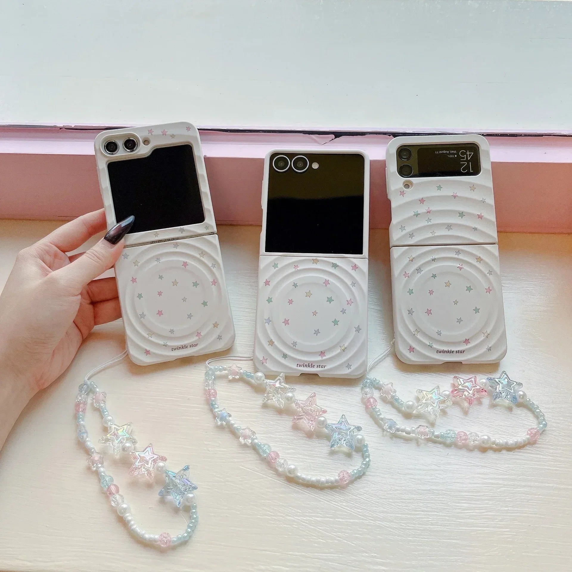 Colorful Star Samsung Fold Magnetic Protective Case - Viexta