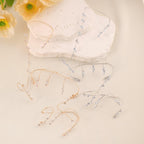 Zircon Leaves Finger Chain - Viexta