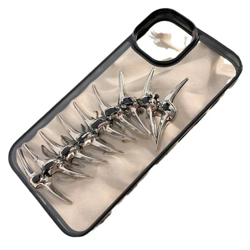 Blooming Metal Fishbone iPhone Case - Viexta