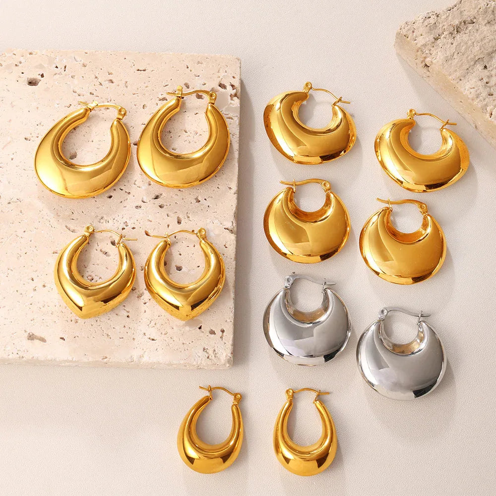 Metallic Gold Earrings