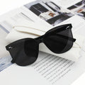 Large Framed Black Sunglasses - Viexta