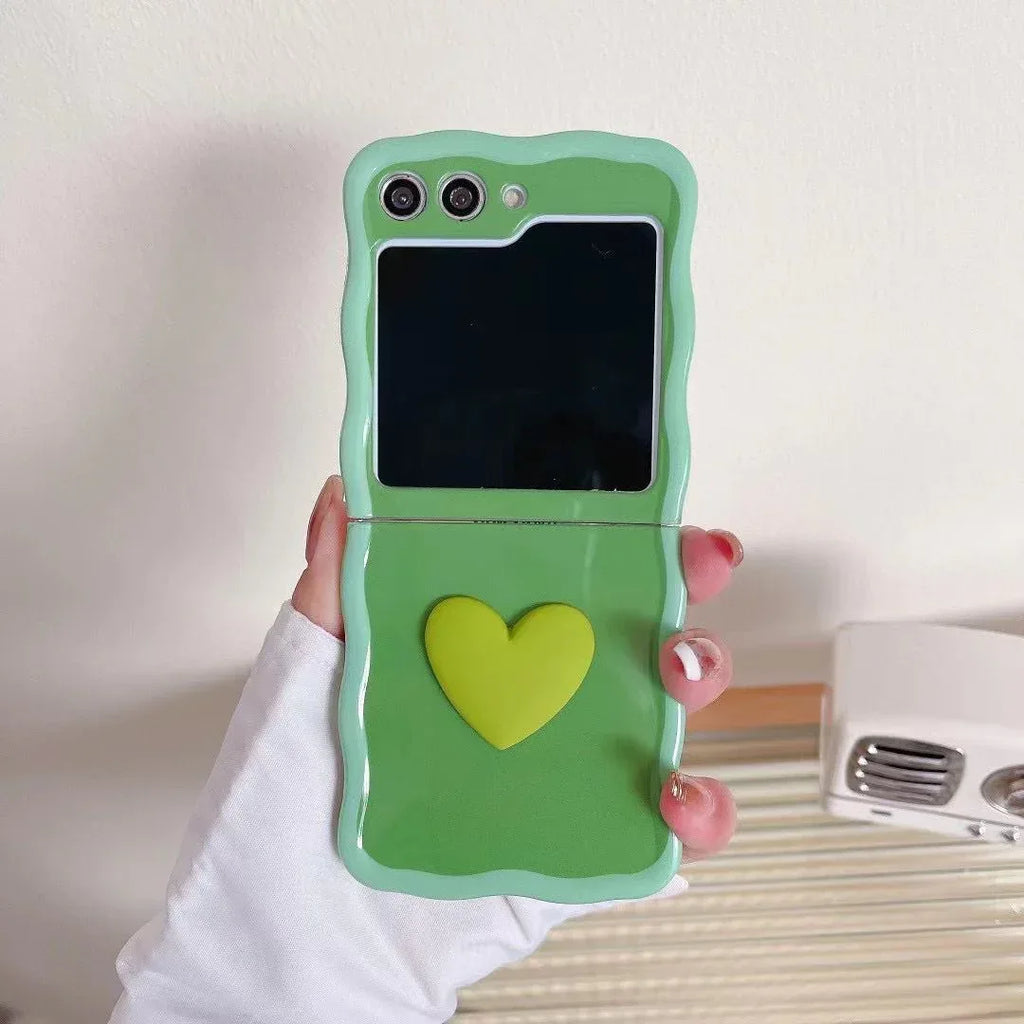 Small Heart Plush Lanyard Samsung Case - Viexta