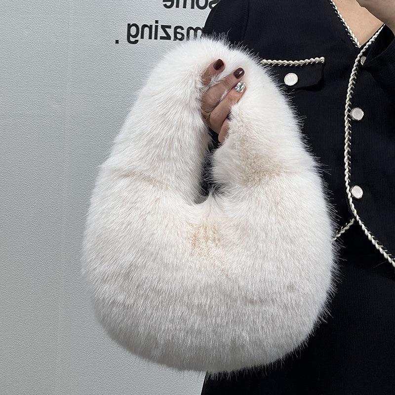 Portable Fur Bag Fall Winter Popular High-grade Niche - Viexta