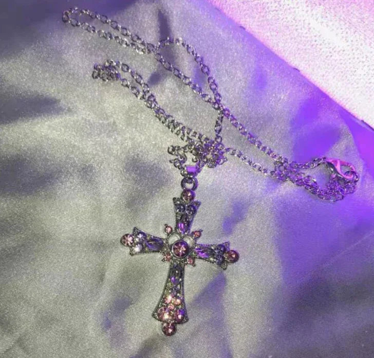 Bohemian Colorful Cross Stainless Steel Chain - Viexta