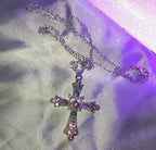 Bohemian Colorful Cross Stainless Steel Chain - Viexta