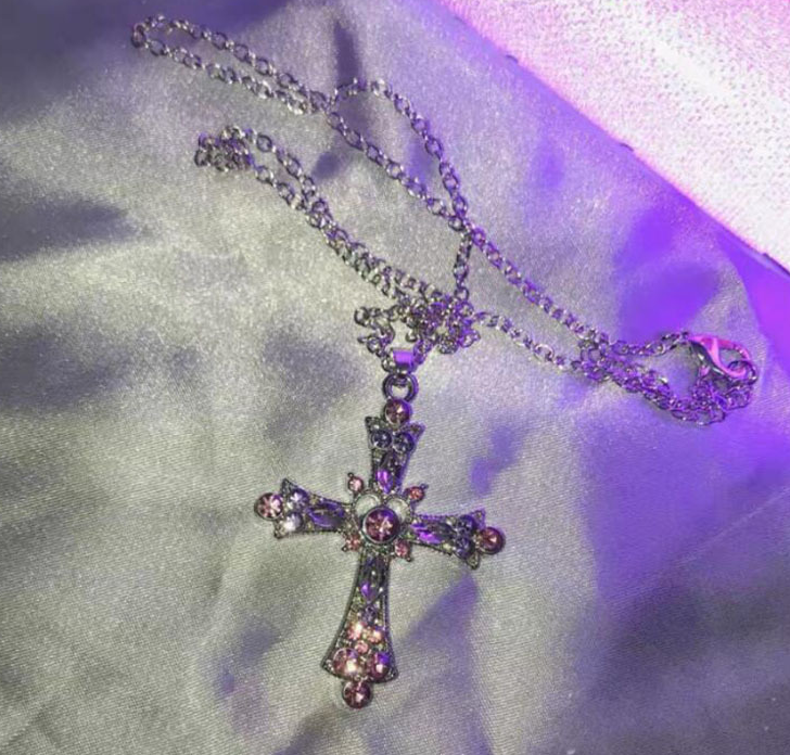 Bohemian Colorful Cross Stainless Steel Chain