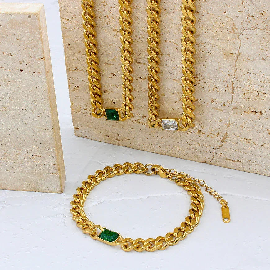 Stainless Steel Cuban Link Chain - Viexta