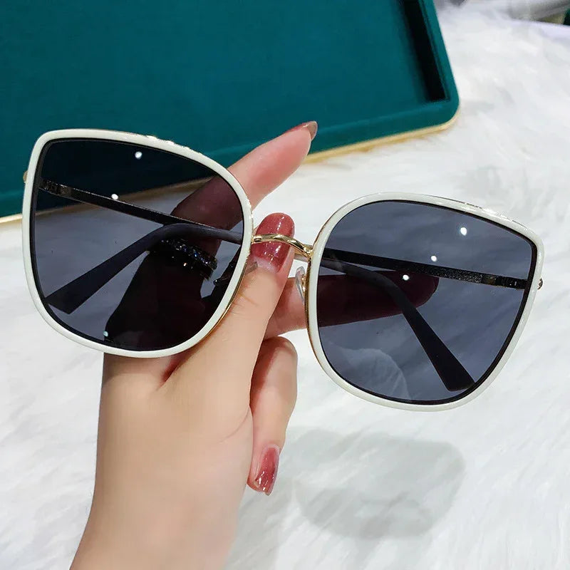 Harajuku Vintage Square Anti UV Solar Glasses - Viexta