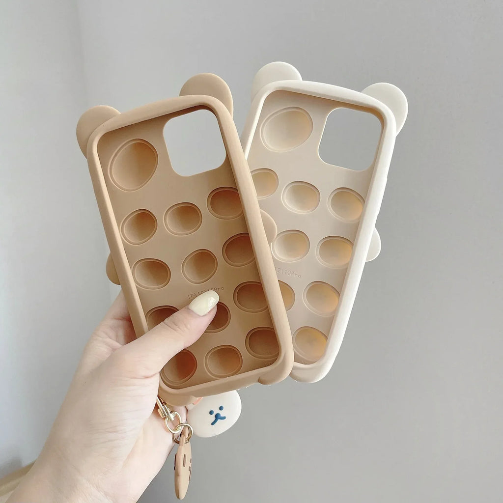 Press Bear iPhone Case - Viexta