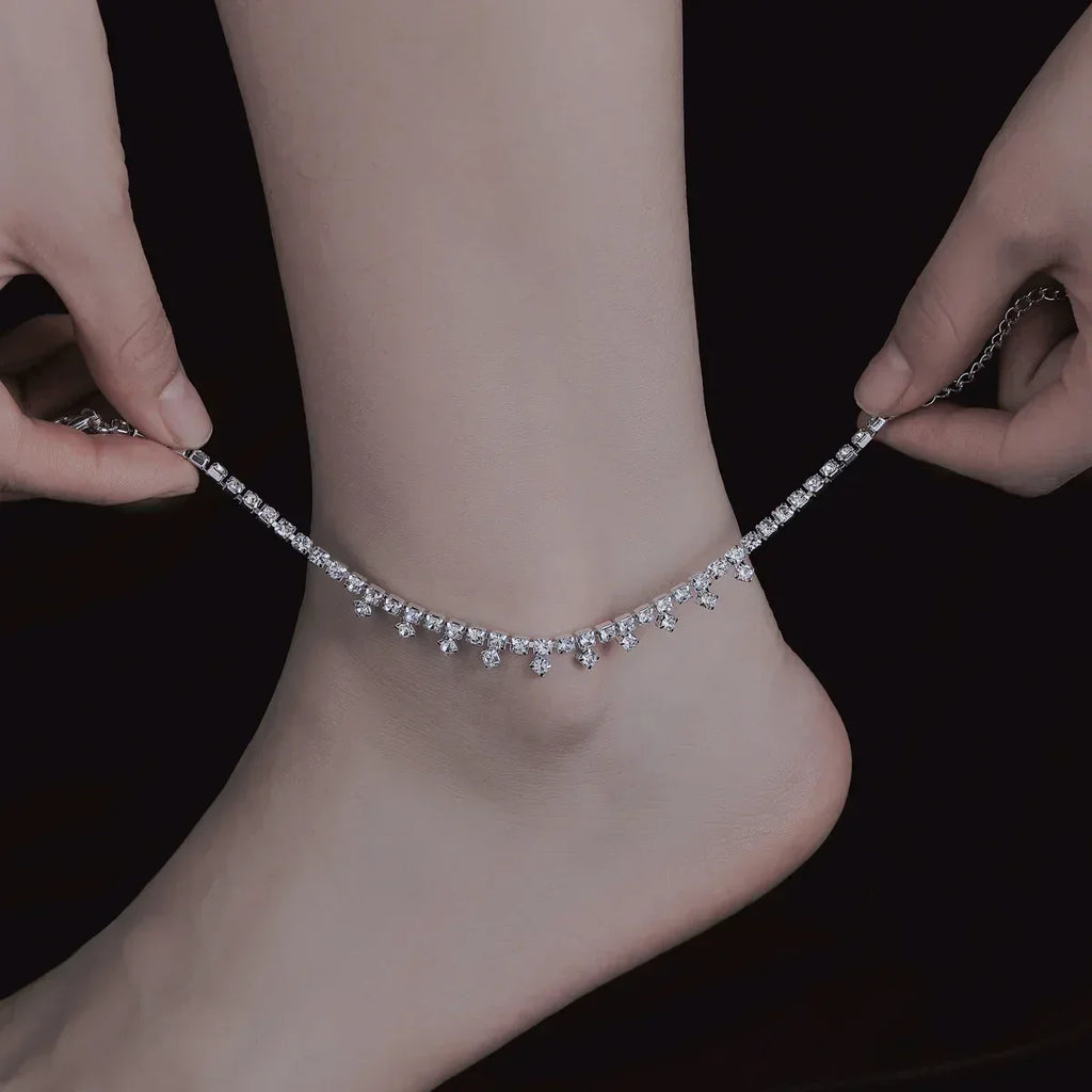retro-multi-layer-tassel-anklet - Viexta