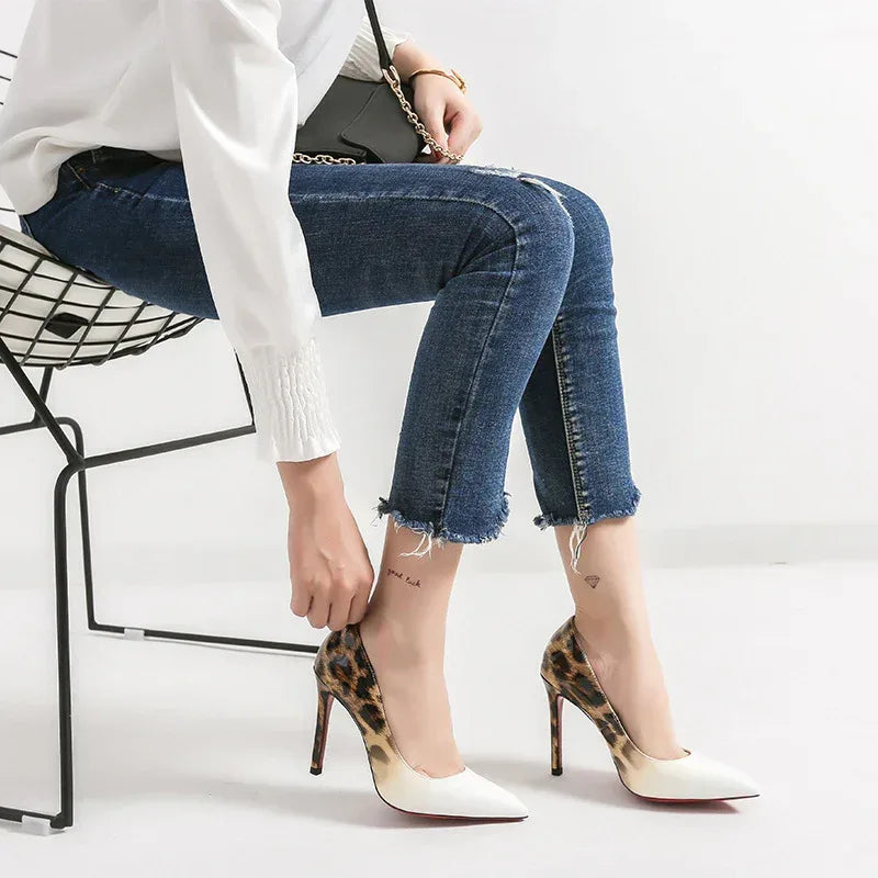 new-leopard-pointed-high-heels-for-women - Viexta