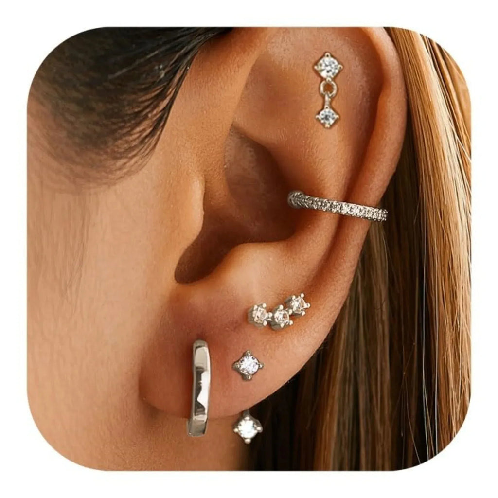 4piece Helix Earring Set - Viexta