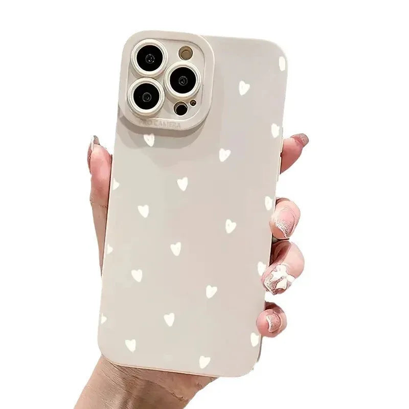 white-heart-mobile-iphone-shell - Viexta