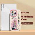 wrist-strap-bracket-silicone-drop-resistant-iphone-case - Viexta