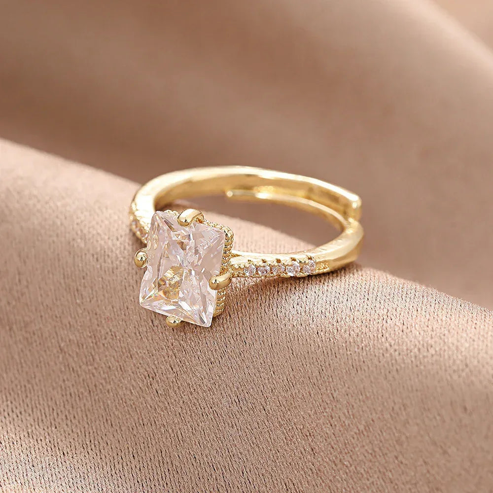 Double Layer Zircon Ring - Viexta
